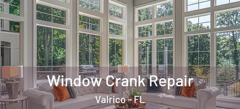  Window Crank Repair Valrico - FL